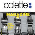 COLETTE VA FERMER SES PORTES ET CELLES AVEC AIR FRANCE MAGAZINE. 