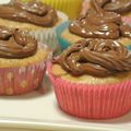 Cupcakes aux speculoos et glaçage au nutella