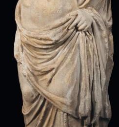Esculape, dieu de la Médecine. Époque Romaine, IIe siècle. 