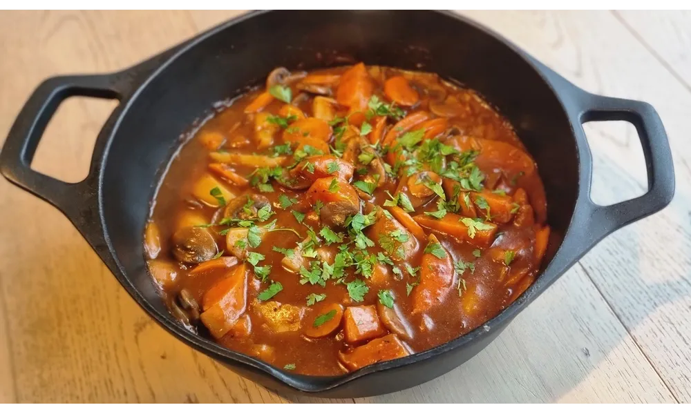 Légumes façon bourguignon