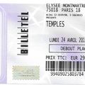 Temples - Lundi 24 Avril 2017 - Elysée Montmartre (Paris)