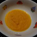 Velouté de carottes au beurre de cacahuètes