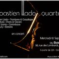 Sébastien Llado Quartet au Baisé Salé ce soir, mercredi 10 septembre 2008