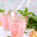 Smoothie fraises et cerises