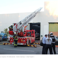 Incendie dans un hangar