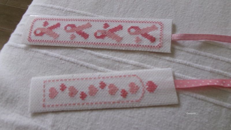 marque-page pour octobre rose