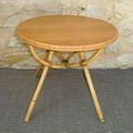 PETITE TABLE RONDE EN ROTIN