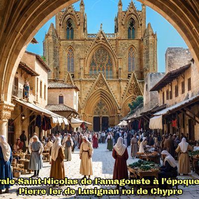 Chypre : La cathédrale Saint-Nicolas de Famagouste à l’époque lusignane - Pierre Ier de Lusignan roi de Chypre