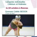 Championnat départemental catégories individuelles 19 Octobre à Rennes