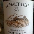 Domaine de l'Agapé : Pinot blanc 2011 et Vouvray : Domaine Huet : Le Haut Lieu 2012