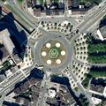Rond-point à Charleroi (Belgique)