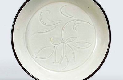 A small Ding ware dish, Song dynasty (960-1279)