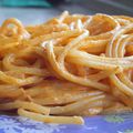 Spaghetti sauce crémeuse au paprika / Et même que c'est trop facile ! 